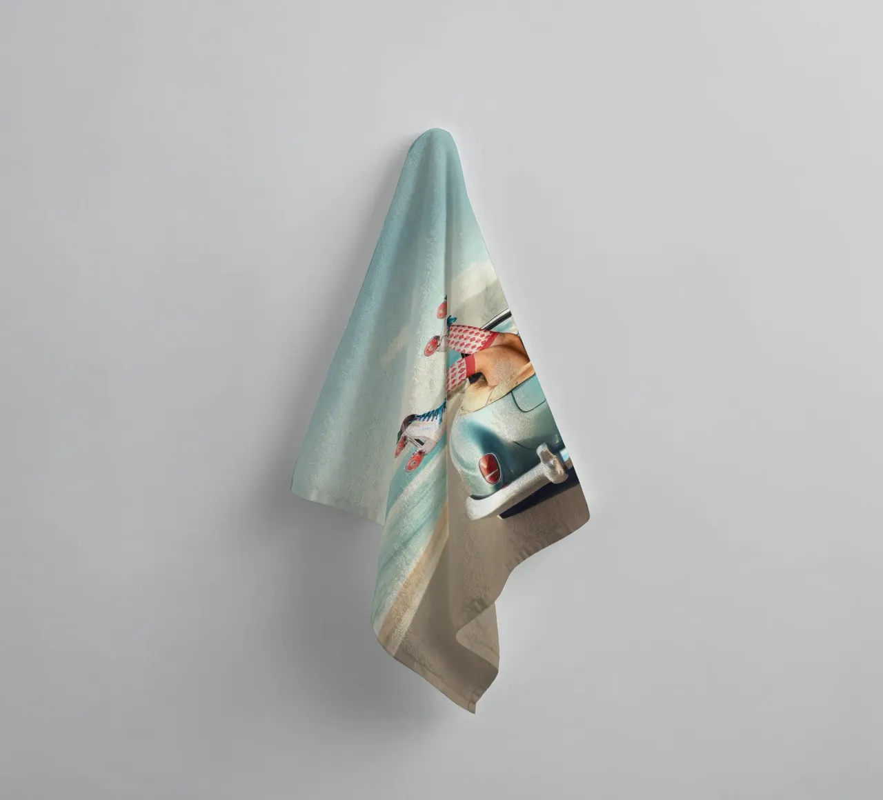 Let's Roll towel by Dagmar Pels