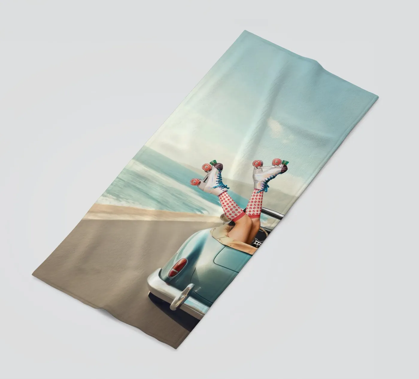 Let's Roll Strandtuch von Dagmar Pels