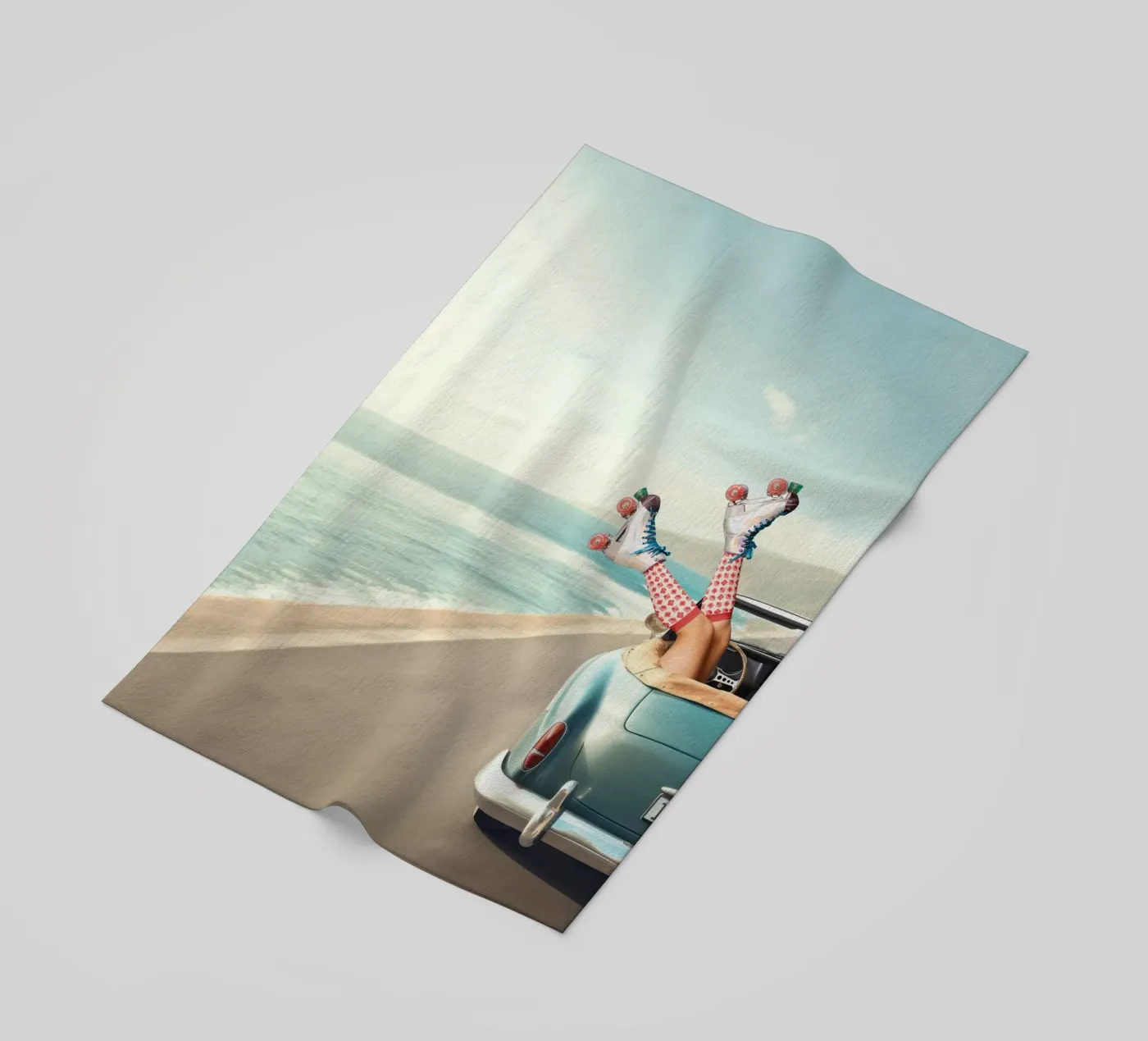 Let's Roll Strandtuch von Dagmar Pels