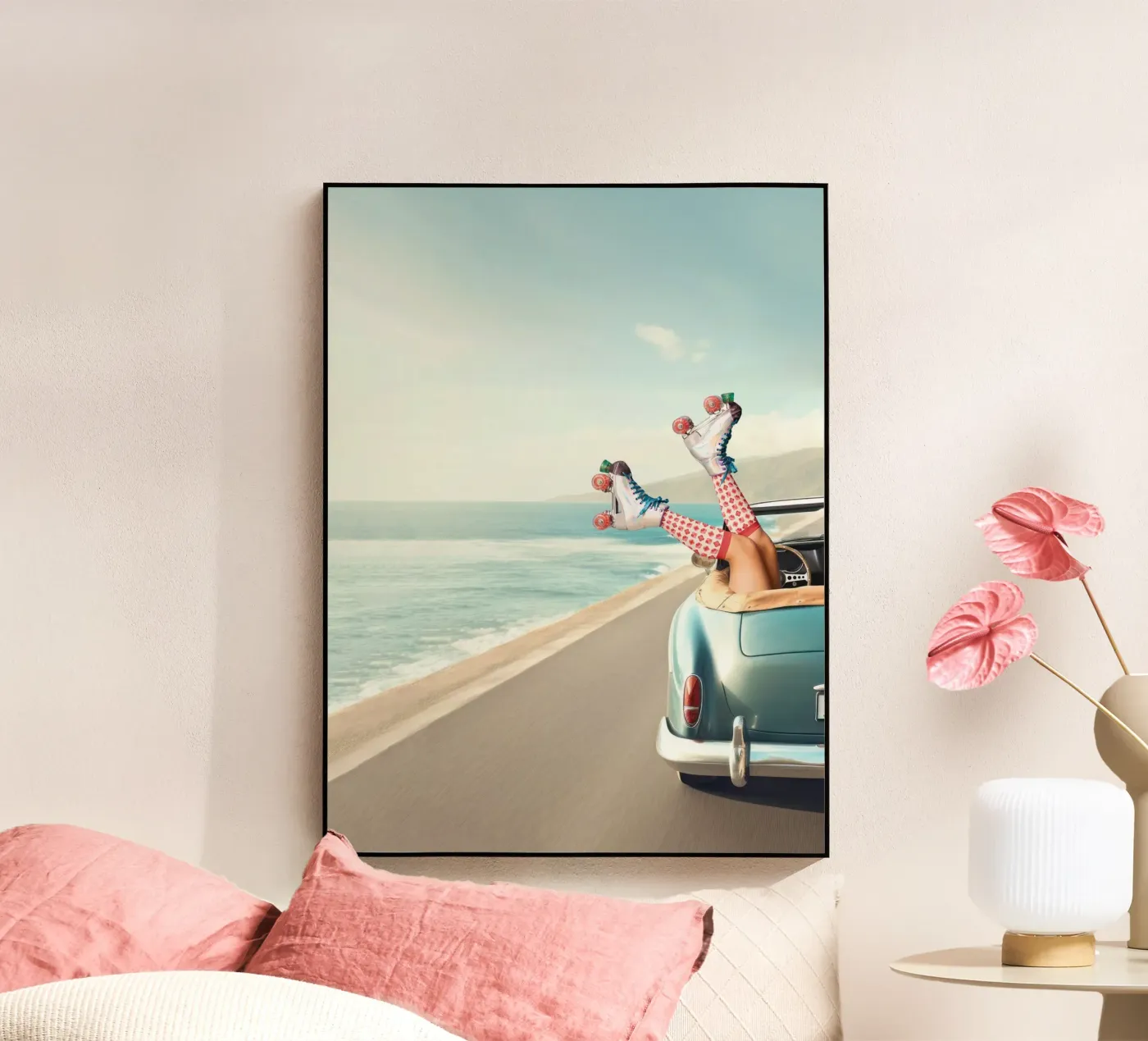 Let's Roll acryl van Dagmar Pels