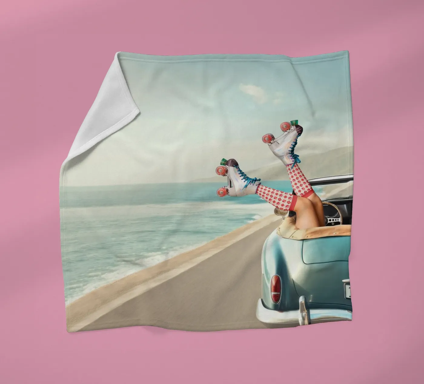 Let's Roll plaid polaire de Dagmar Pels