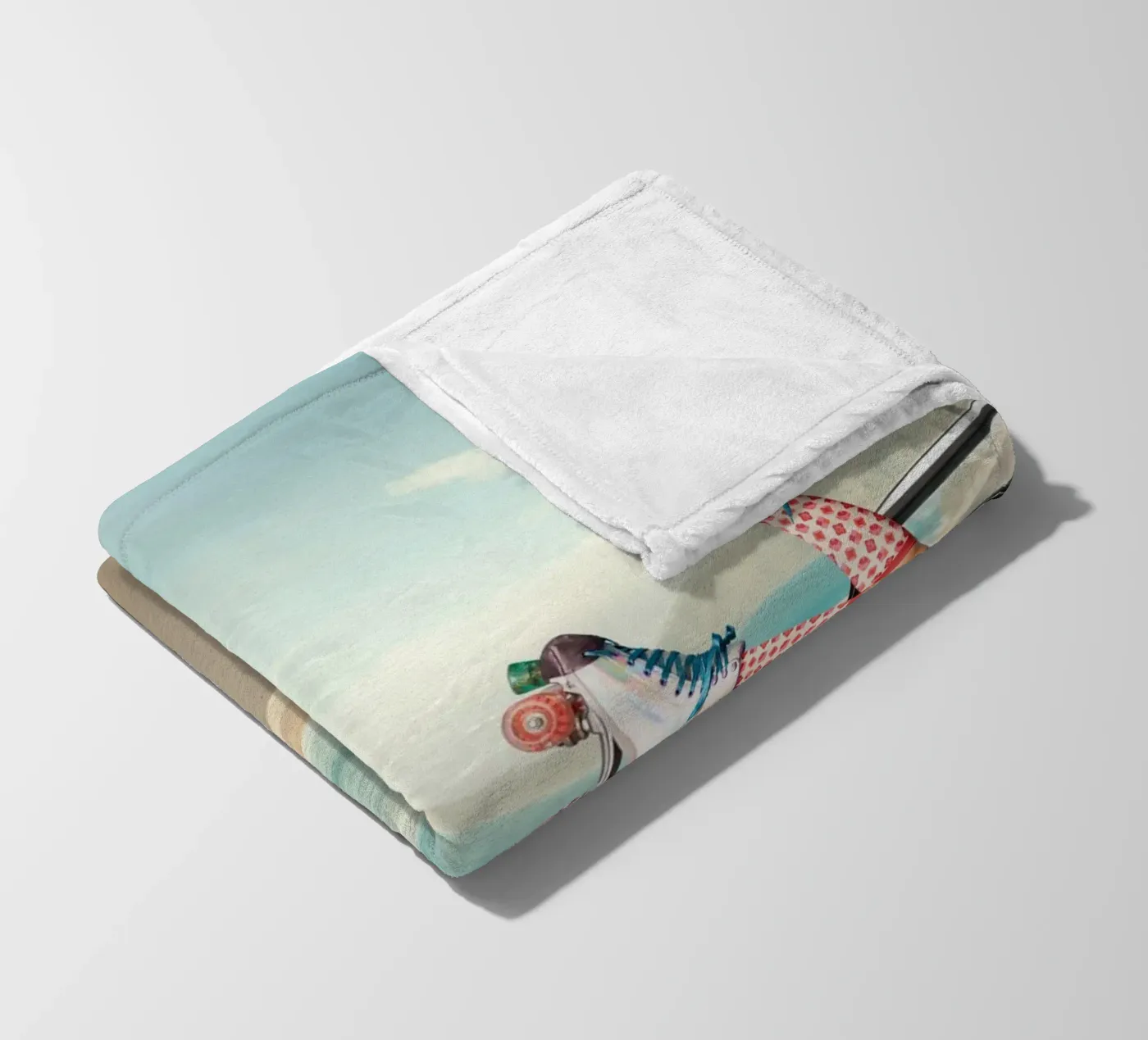 Let's Roll plaid polaire de Dagmar Pels