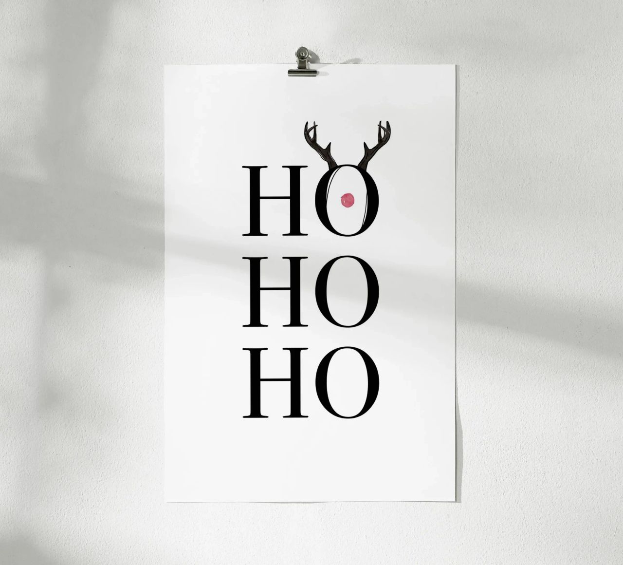 Hohoho Deer Poster von KRUTH DESIGN