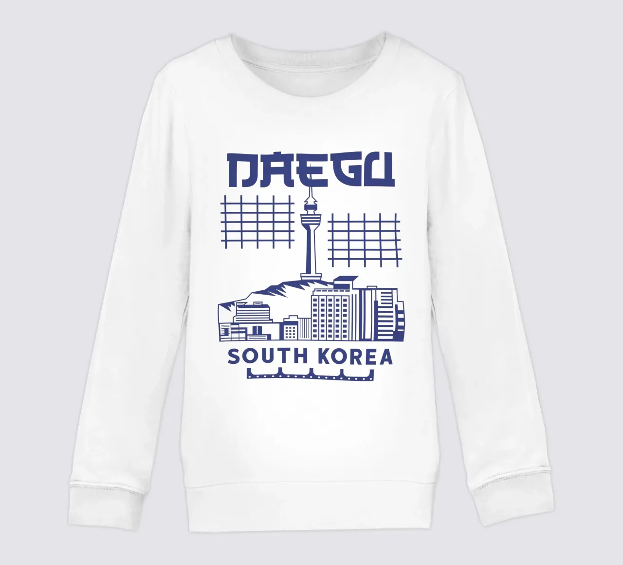Daegu Città della Corea del Sud Arte Classica Design felpa bambino da rivariahill