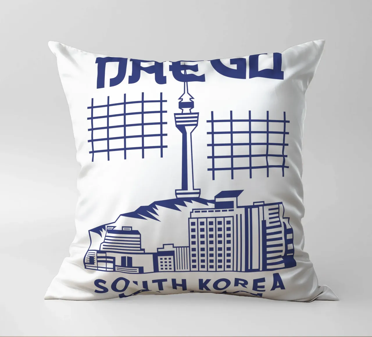 Daegu Città della Corea del Sud Arte Classica Design cuscino da rivariahill
