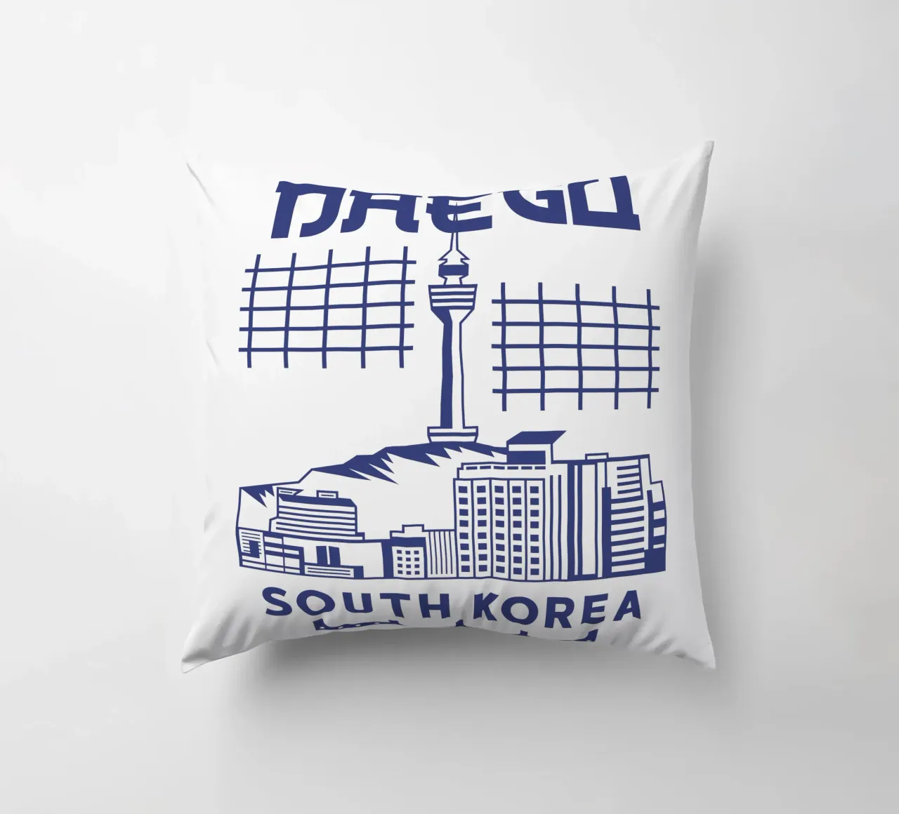 Daegu Città della Corea del Sud Arte Classica Design cuscino da rivariahill