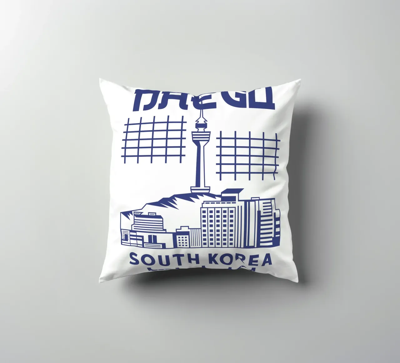 Daegu Città della Corea del Sud Arte Classica Design cuscino da rivariahill
