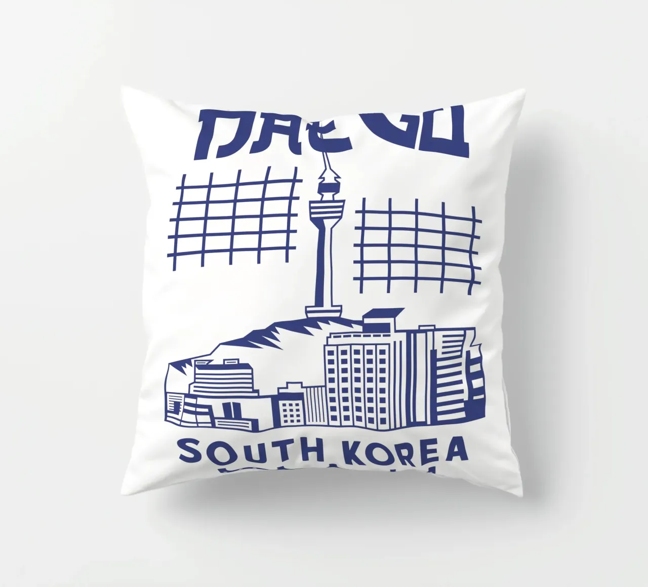 Daegu Città della Corea del Sud Arte Classica Design cuscino da rivariahill