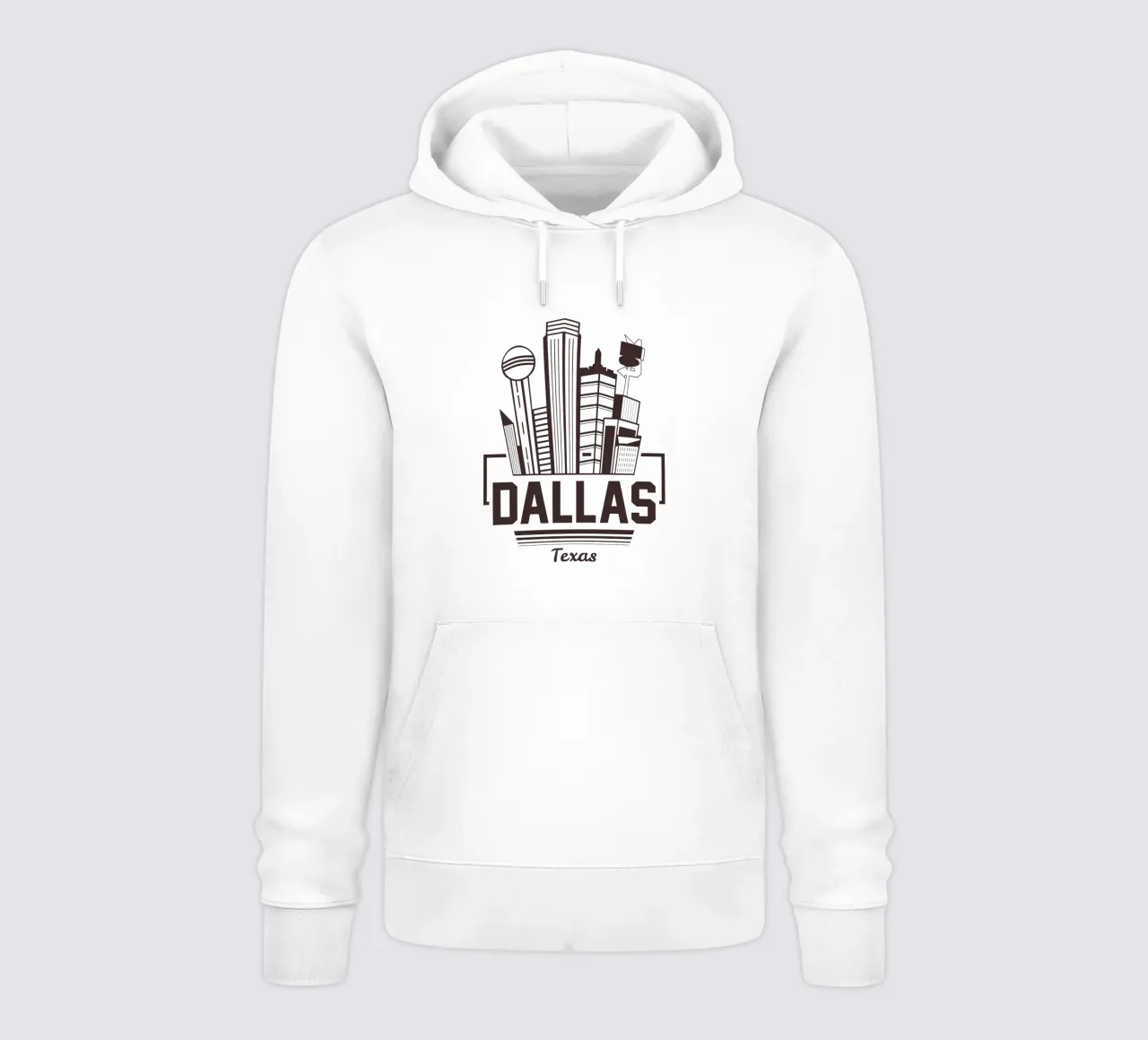 Dallas Texas US Classic Art Design hoodie by rivariahill