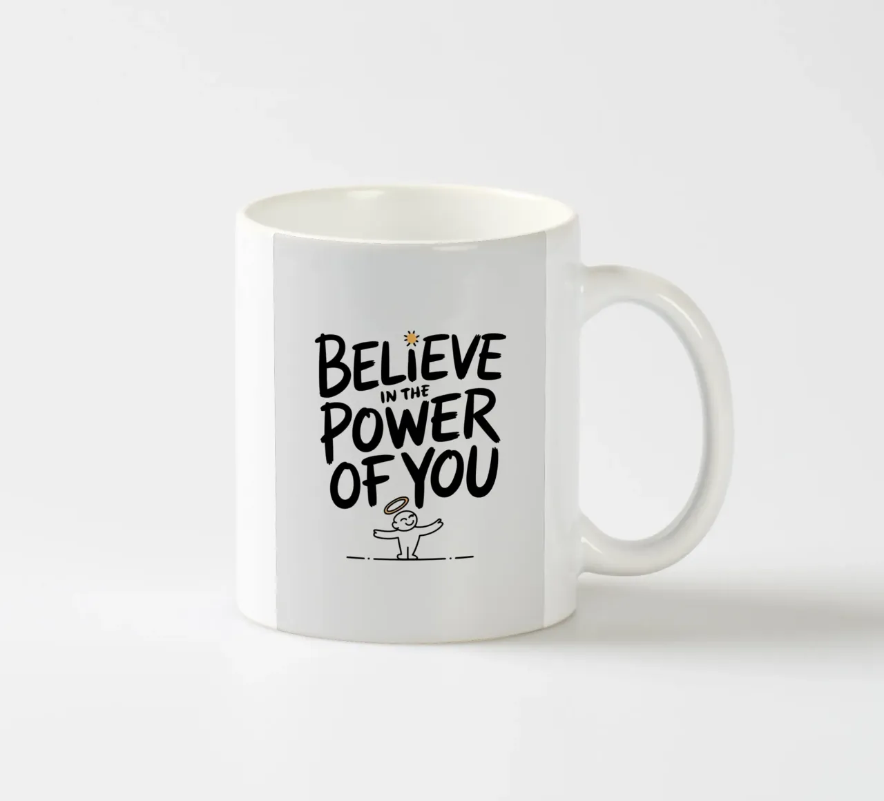 CREE EN TU PODER taza de cerámica de logic