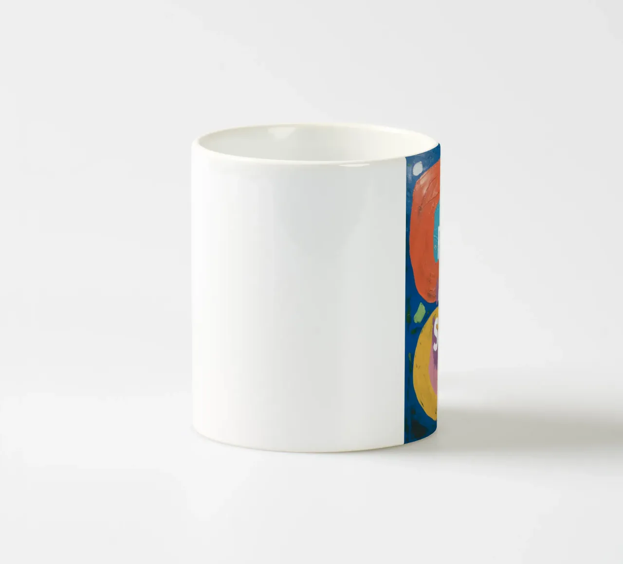 SORGERE E RISALIRE tazza in ceramica da logic
