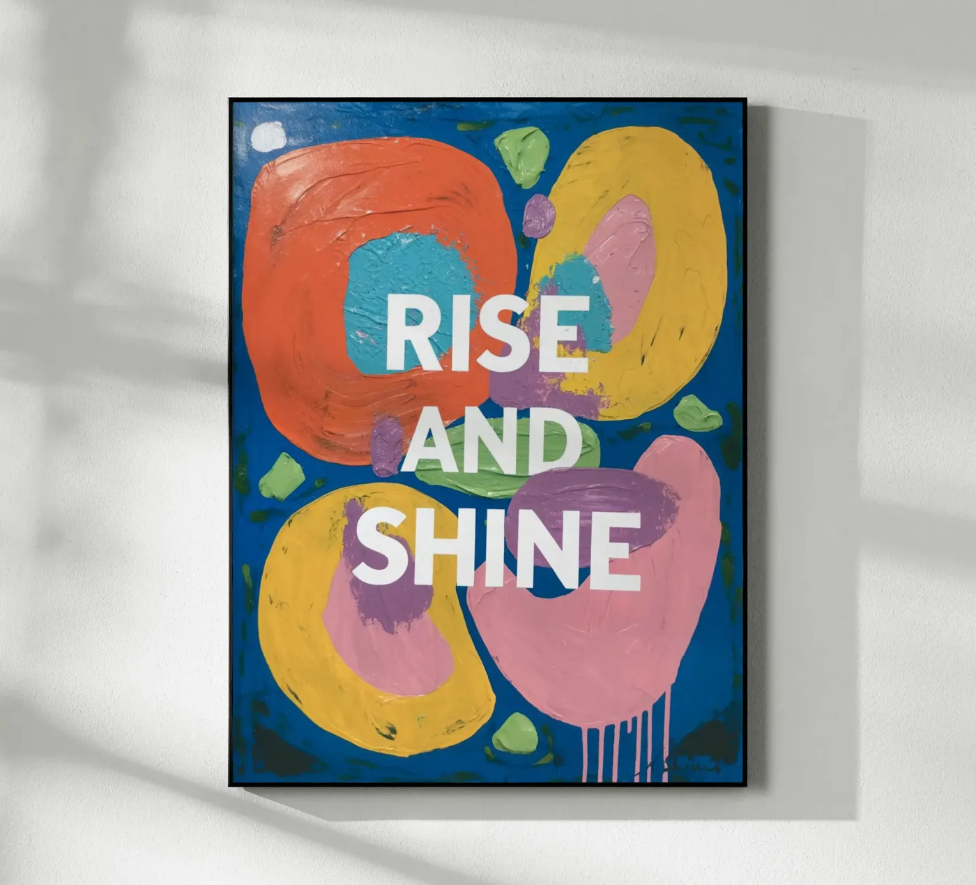 OPSTAAN EN SCHITTEREN acryl van logic