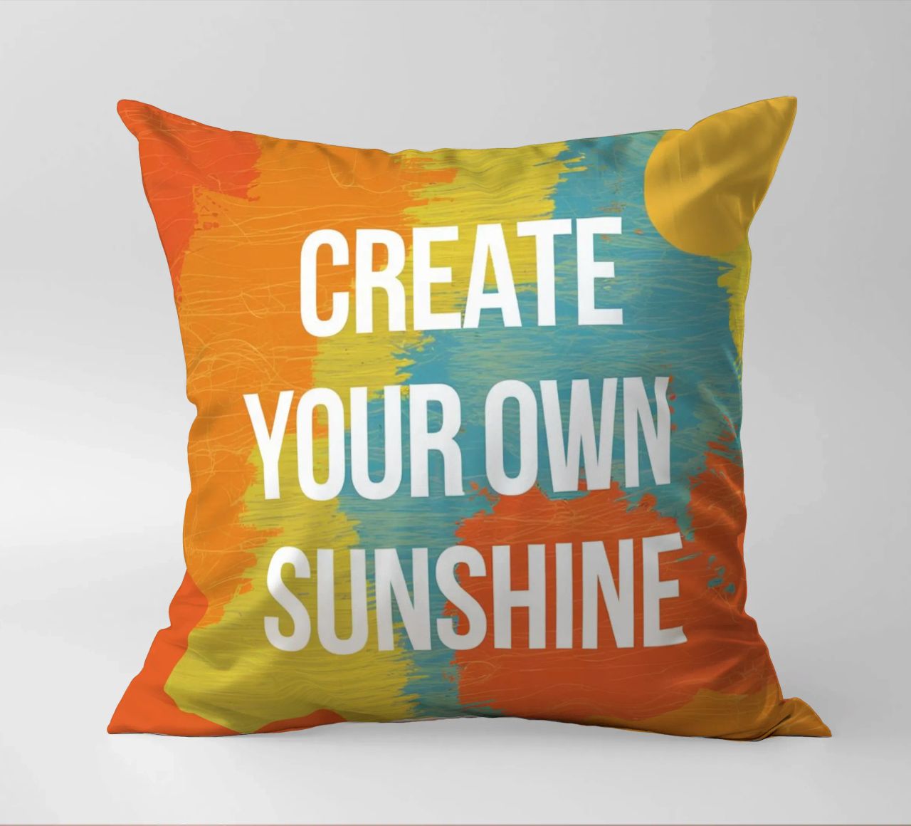CREATE YOUR OWN SUNSHINE decorative cushion by logic