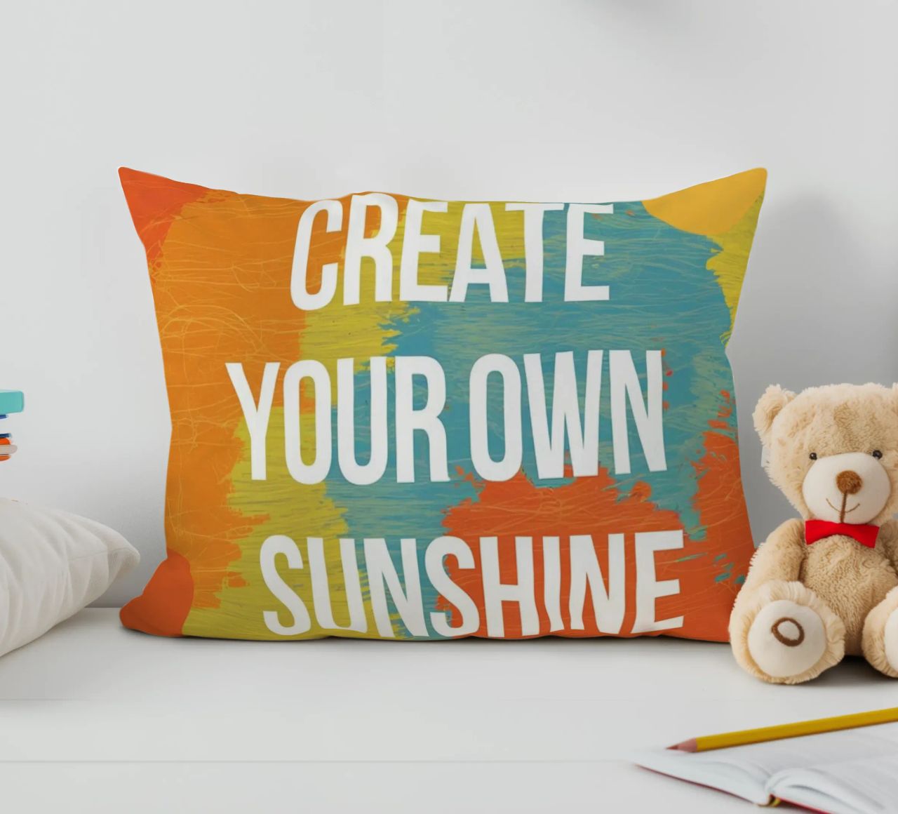 CREATE YOUR OWN SUNSHINE decorative cushion by logic