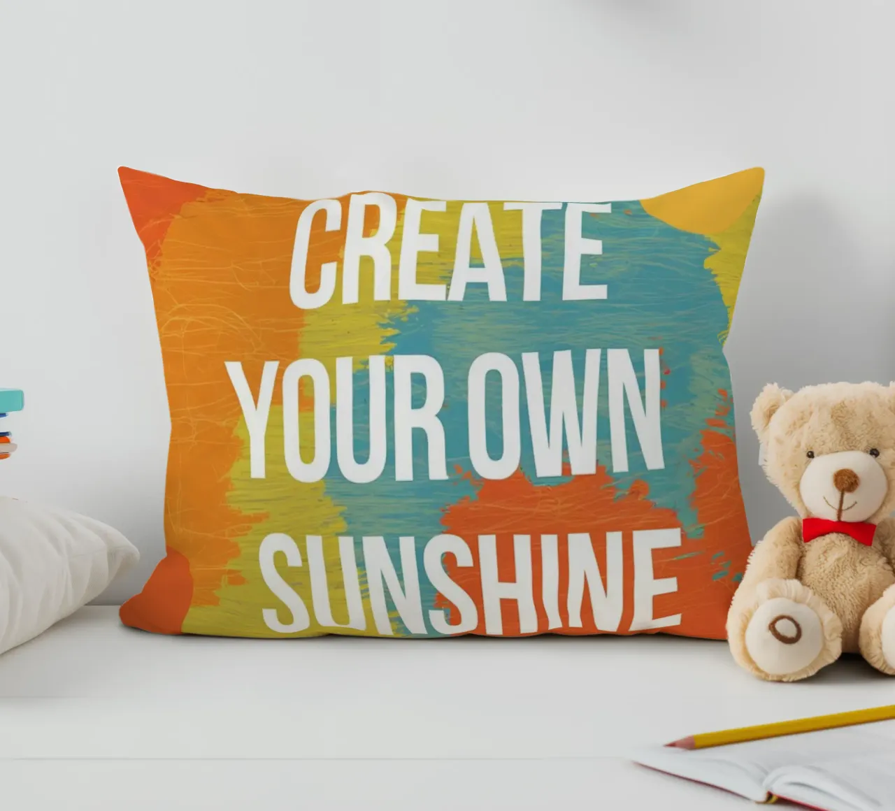 CREATE YOUR OWN SUNSHINE decorative cushion by logic
