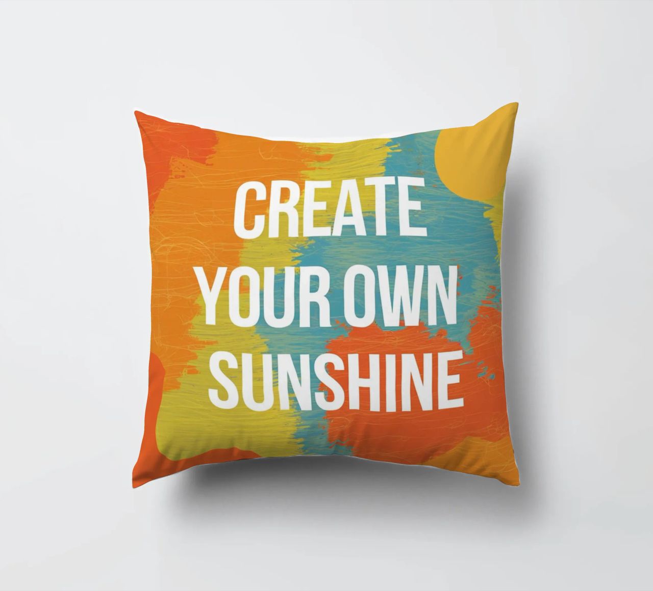 CREATE YOUR OWN SUNSHINE decorative cushion by logic