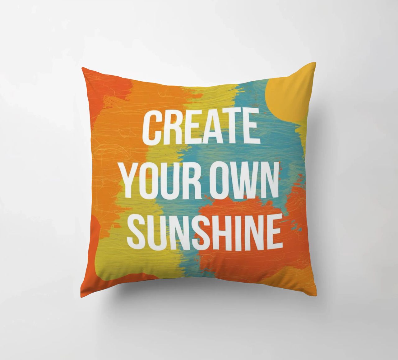 CREATE YOUR OWN SUNSHINE decorative cushion by logic