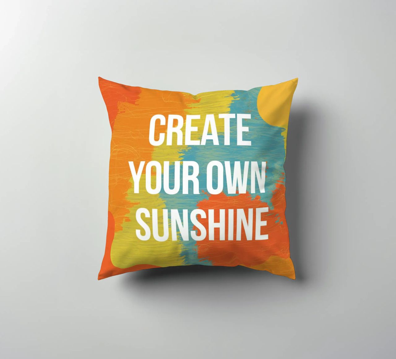 CREATE YOUR OWN SUNSHINE decorative cushion by logic