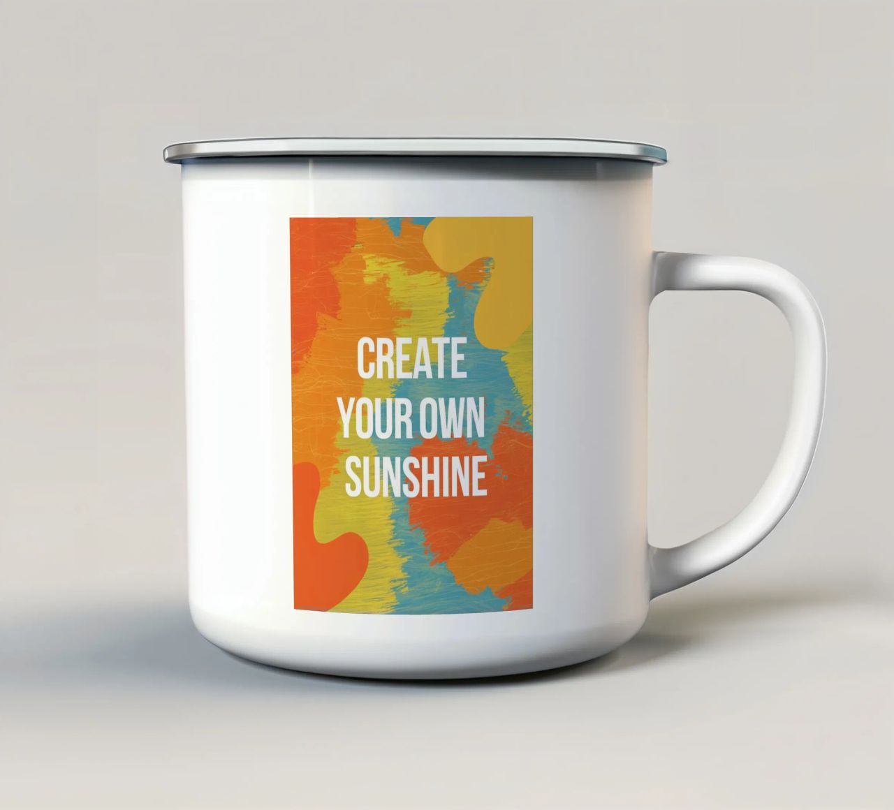 CREATE YOUR OWN SUNSHINE enamel mug by logic