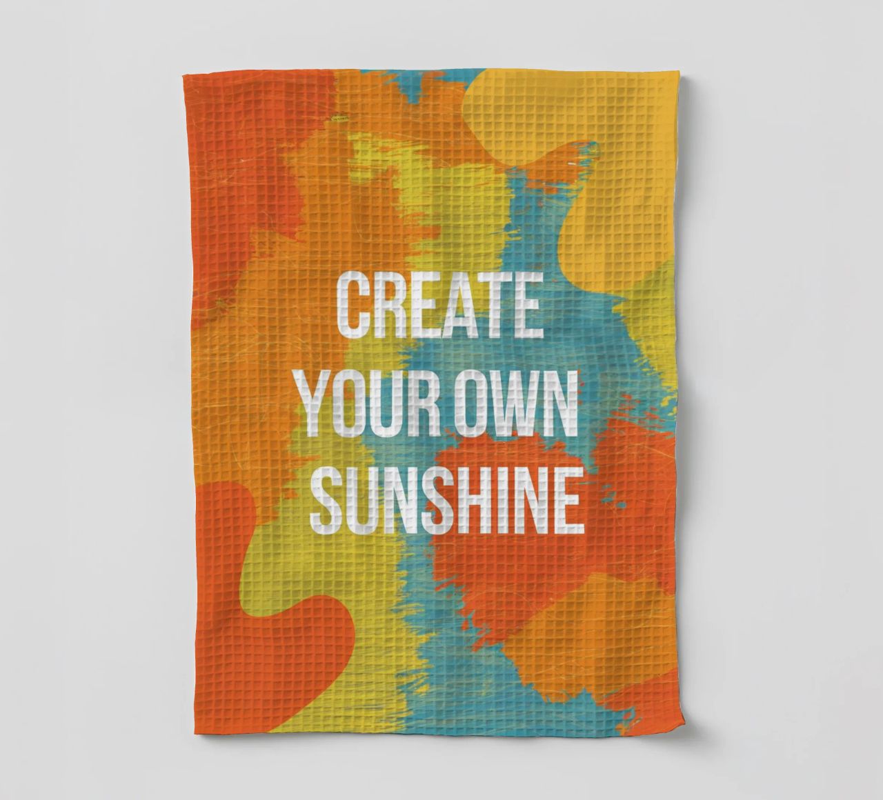 CREATE YOUR OWN SUNSHINE tea towel by logic