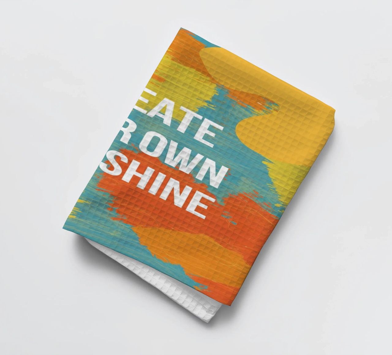CREATE YOUR OWN SUNSHINE tea towel by logic