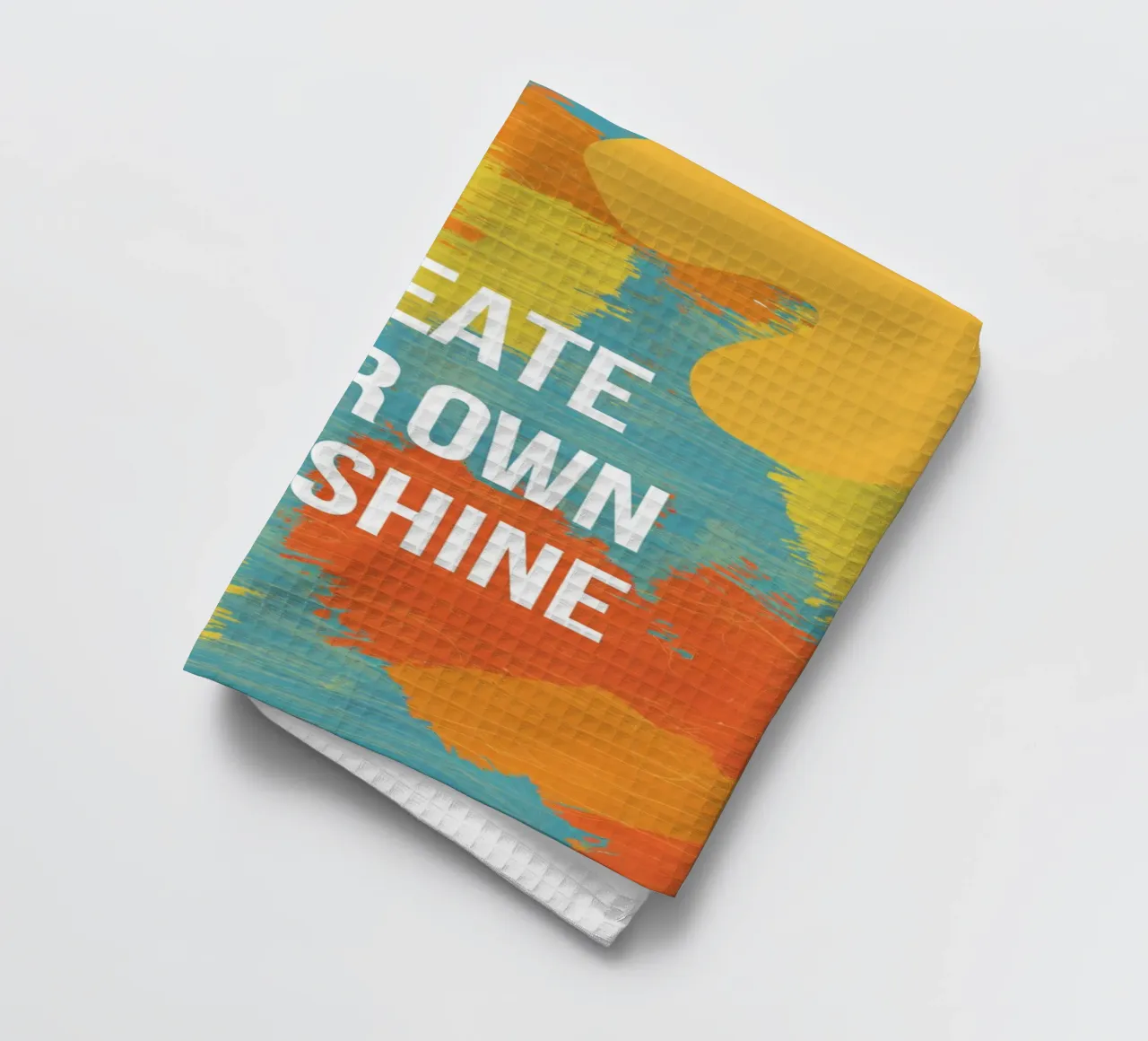 CREATE YOUR OWN SUNSHINE tea towel by logic
