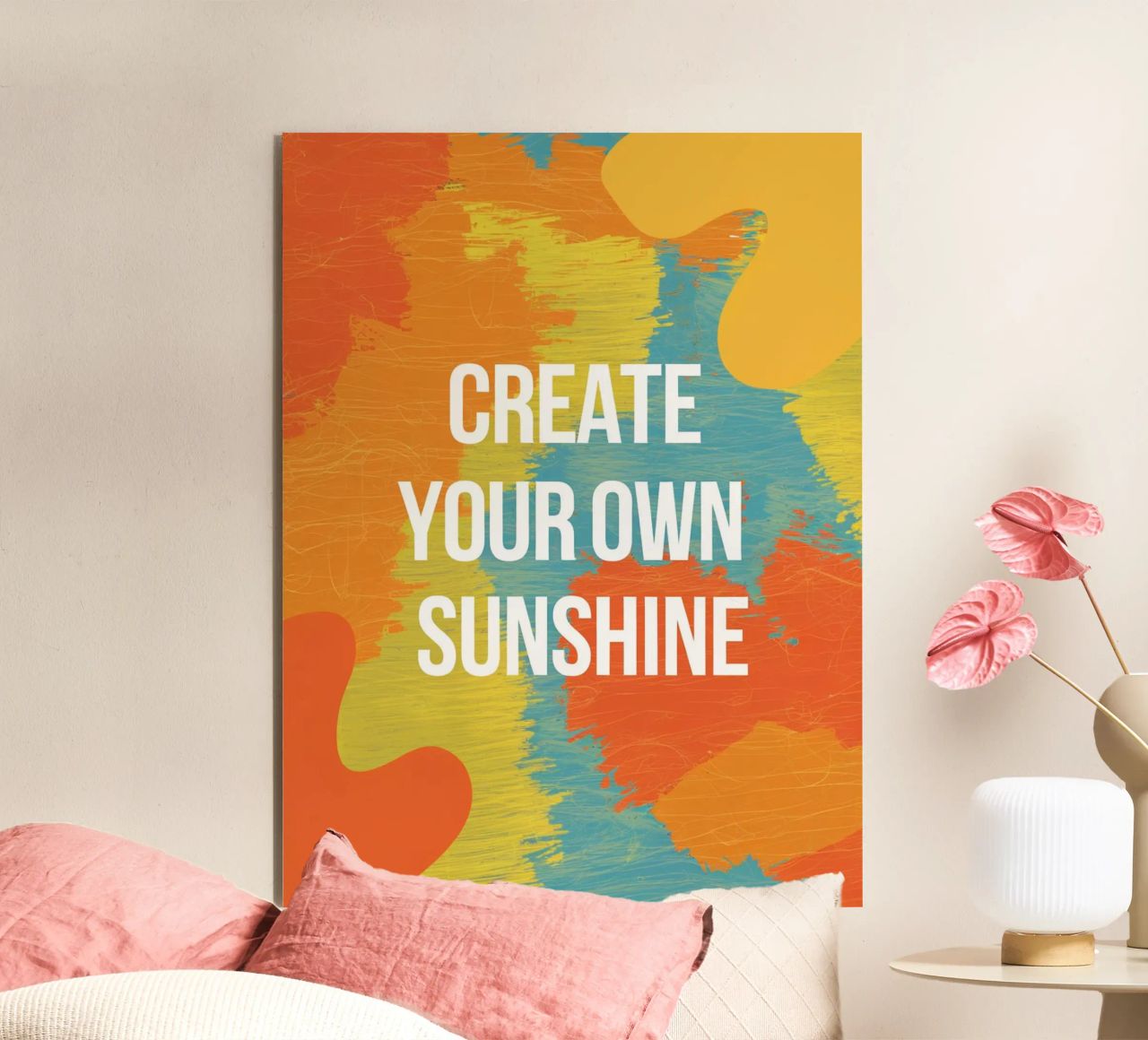 CREATE YOUR OWN SUNSHINE alu-dibond by logic