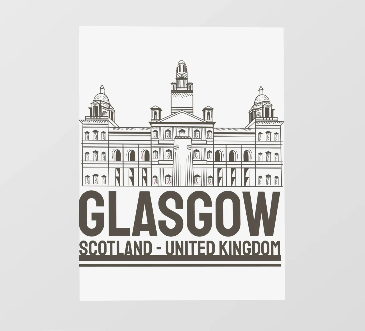 Glasgow Scotland Classic Art pvc cover by rivariahill