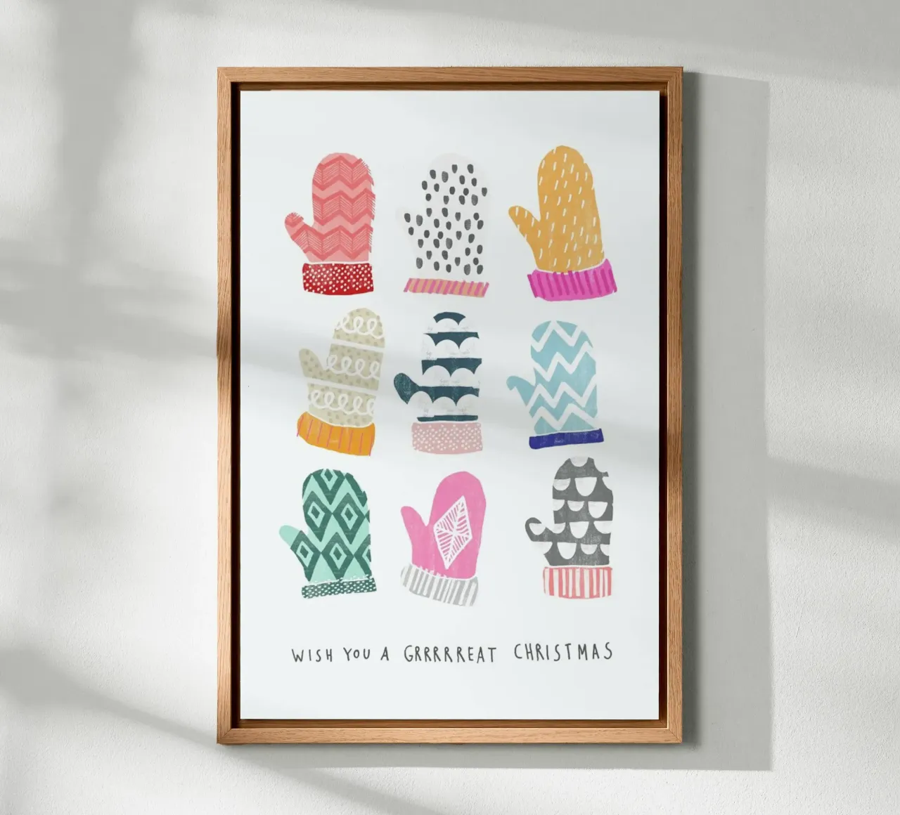 Cold Outside No. 3 canvas met Baklijst van typealive
