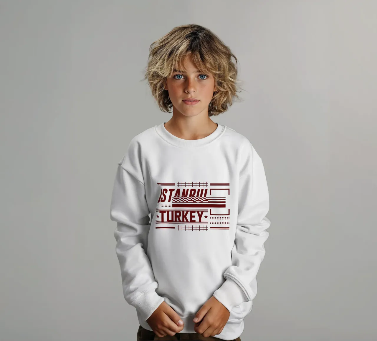 Istanbul Turkey Classic art kids sweatshirt by rivariahill