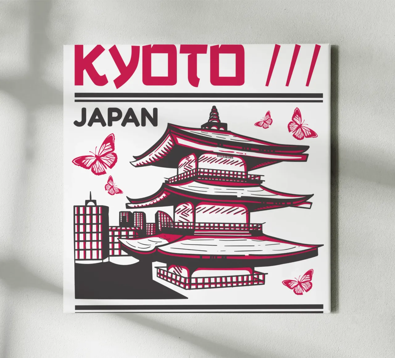 Kyoto - Japan Classic Art canvas by rivariahill