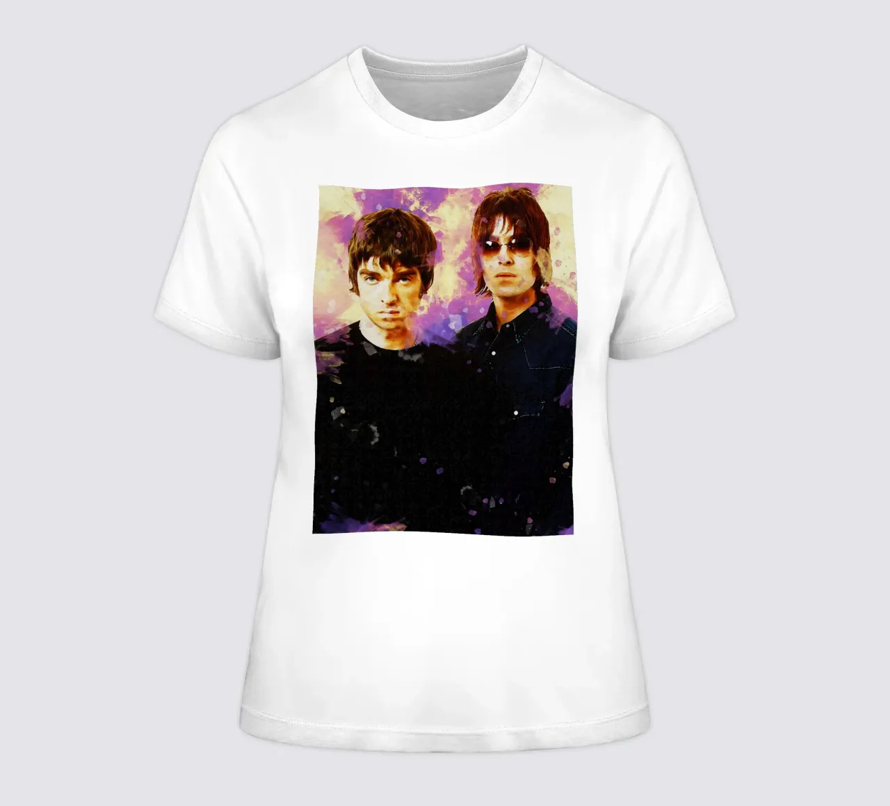 Smudge Liam y Noel Gallagher camiseta de mujer de Gunawan Rb