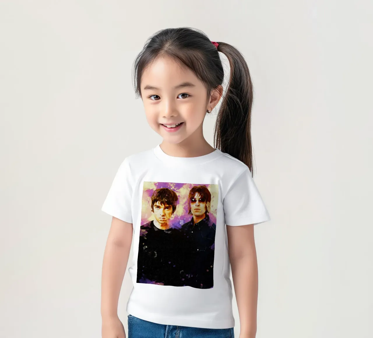 Smudge Liam und Noel Gallagher Kinder T-Shirt von Gunawan Rb