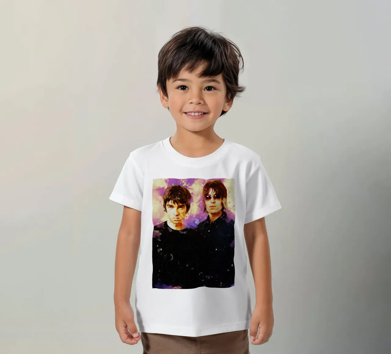Smudge Liam und Noel Gallagher Kinder T-Shirt von Gunawan Rb