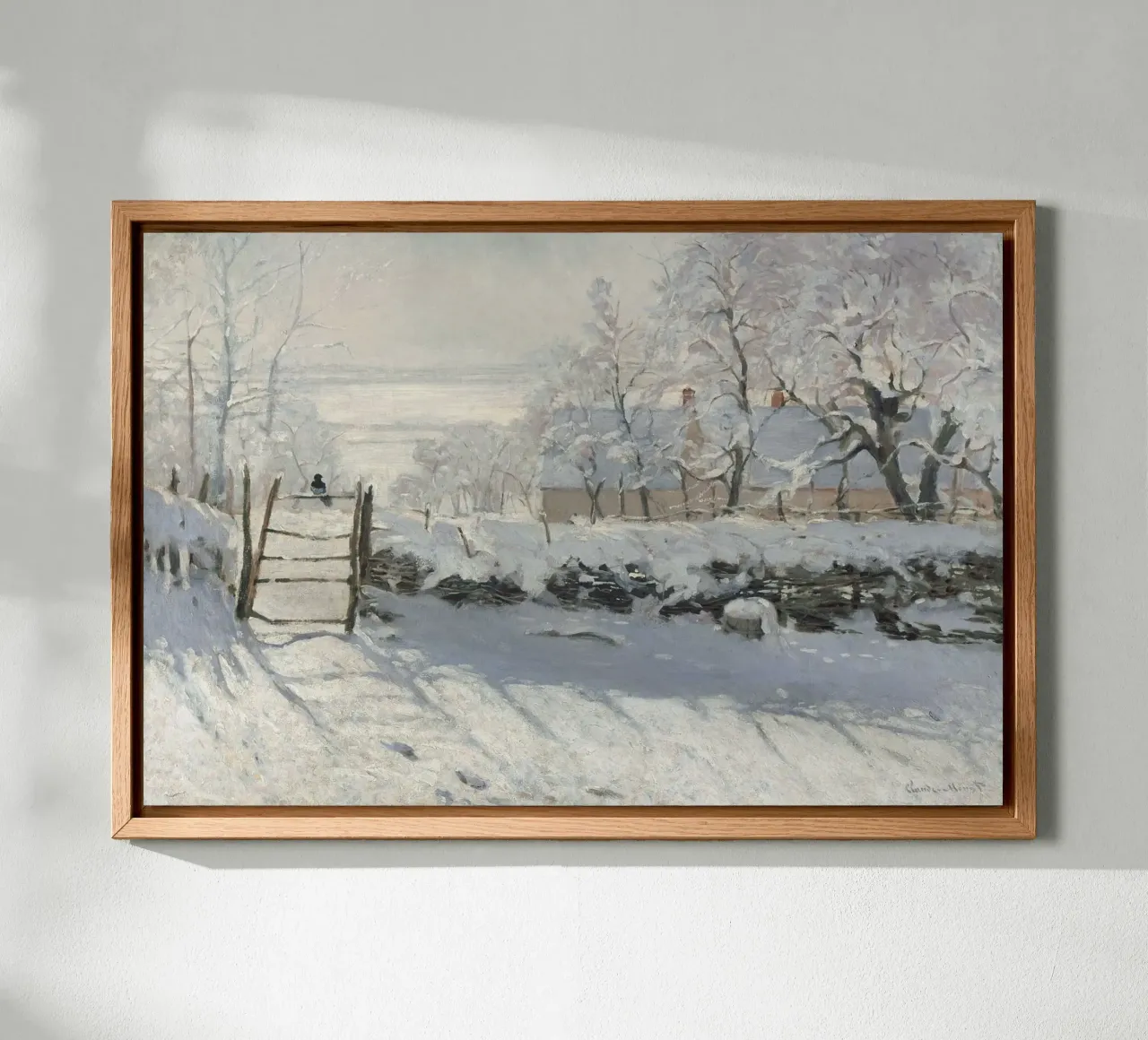 The Magpie Claude Monet tela da apoloprints