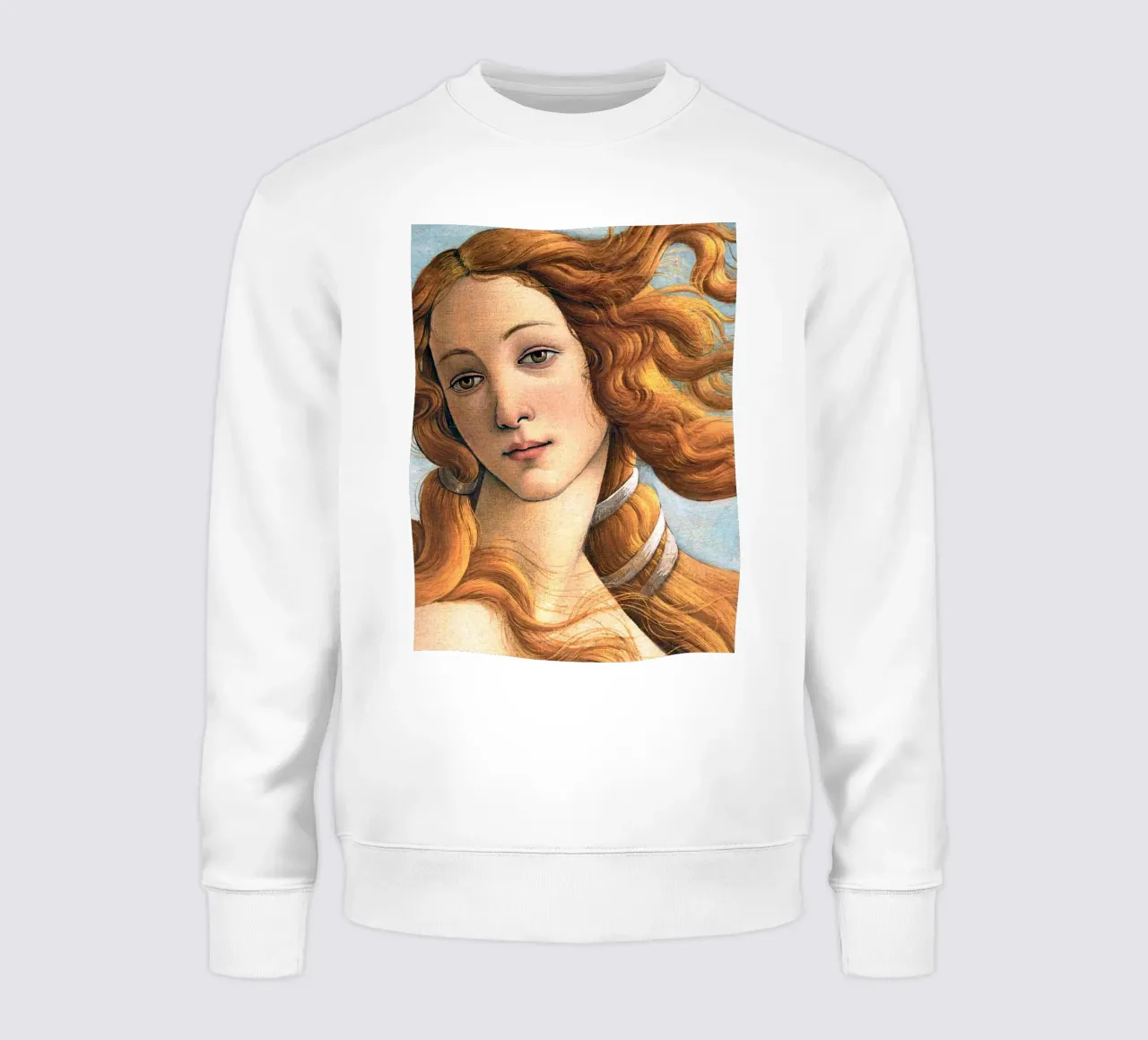 The birth of venus (close-up) felpa da apoloprints