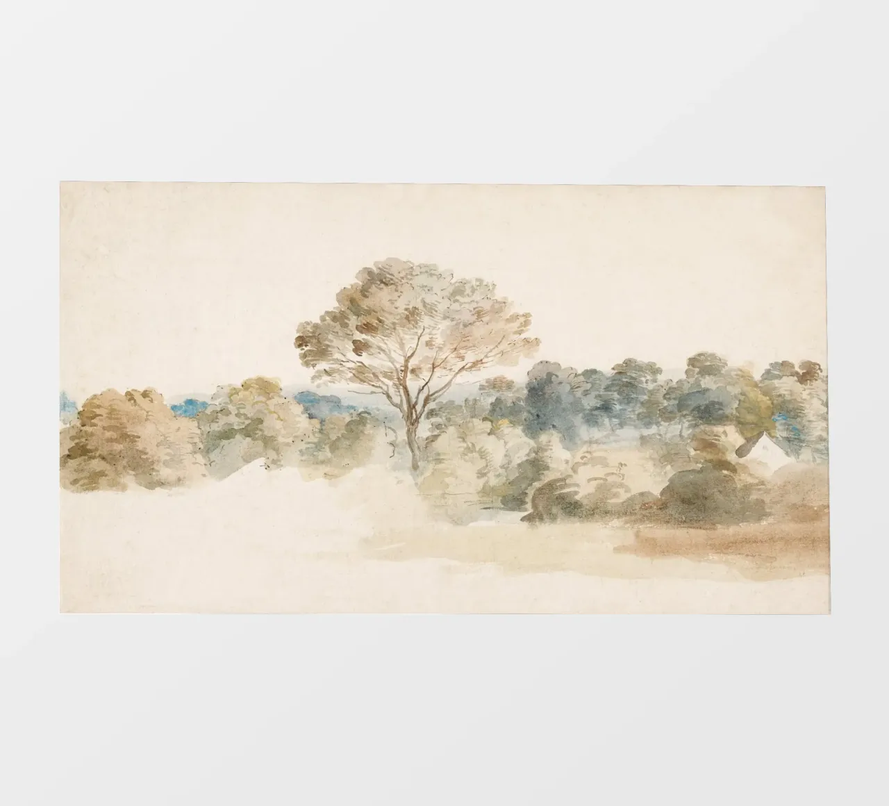 Boho Landscape Watercolor pellicola backlit da apoloprints