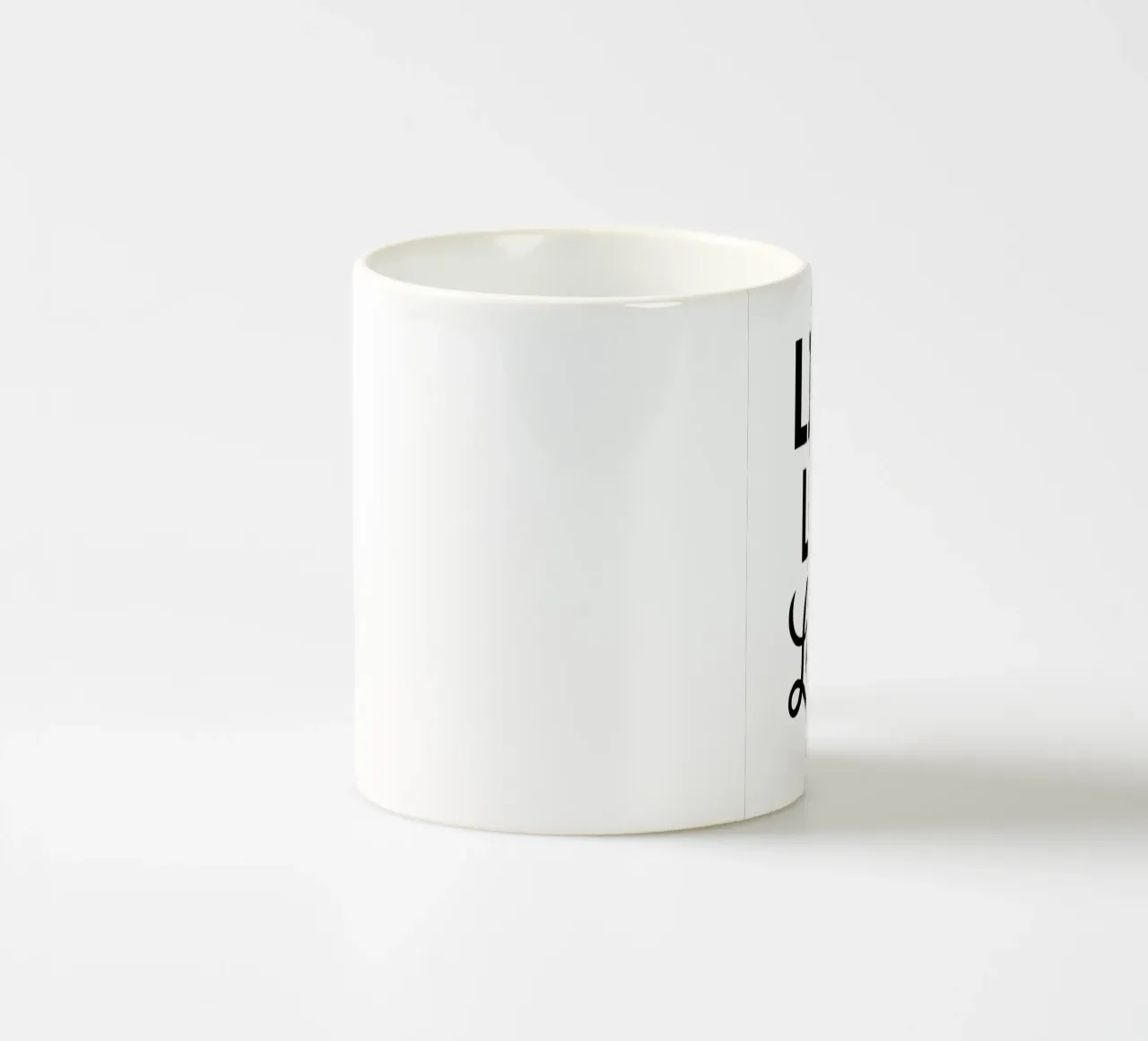 Vivere amare ridere tazza in ceramica da logic