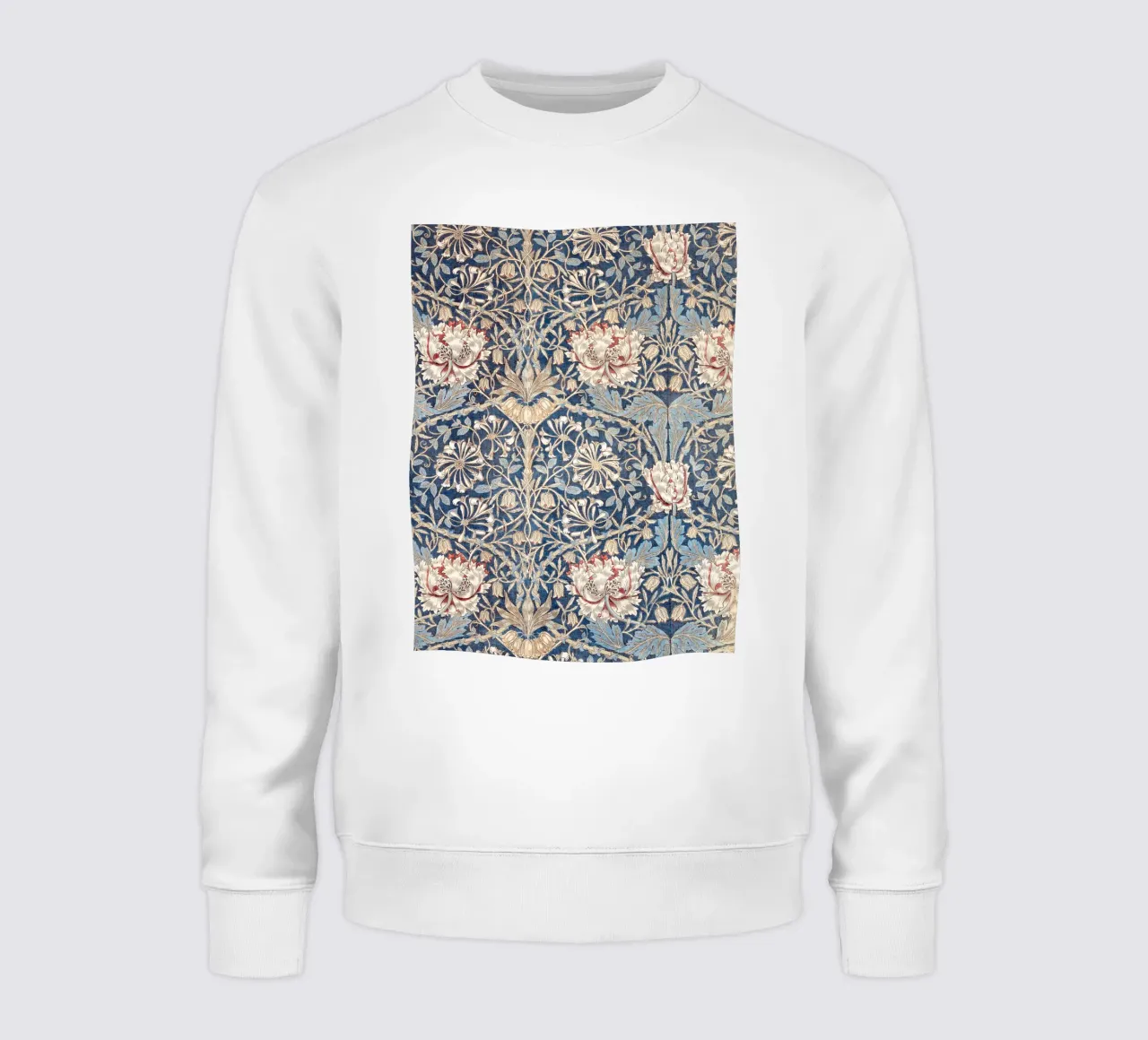Willian Morris Honeysuckle Pattern felpa da apoloprints