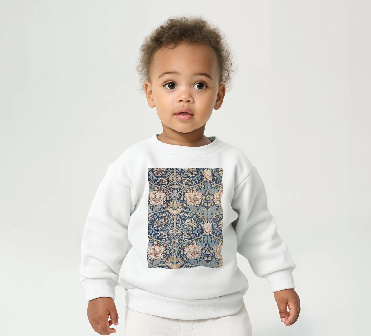 Willian Morris Honeysuckle Pattern felpa neonato da apoloprints