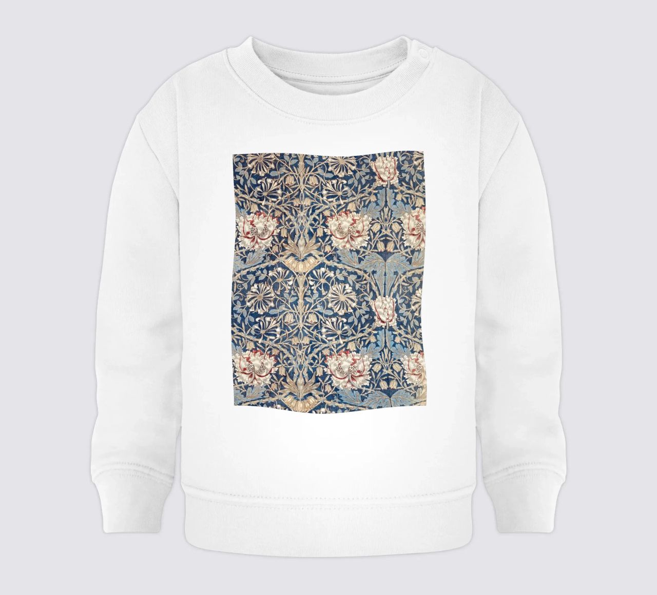 Willian Morris Honeysuckle Pattern felpa neonato da apoloprints