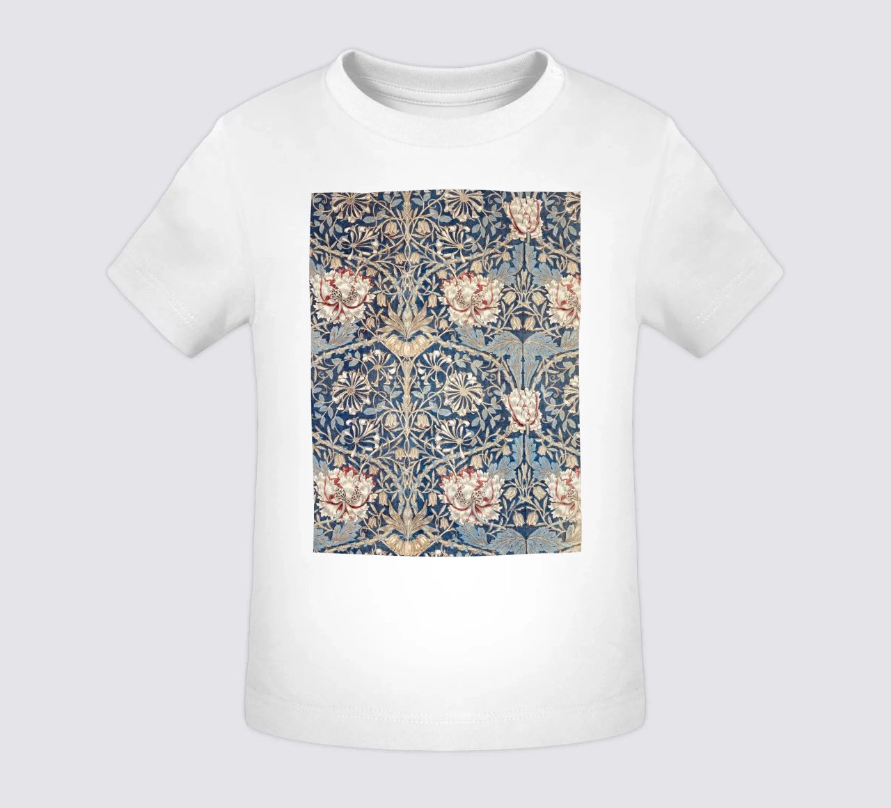 Willian Morris Honeysuckle Pattern maglietta neonato da apoloprints