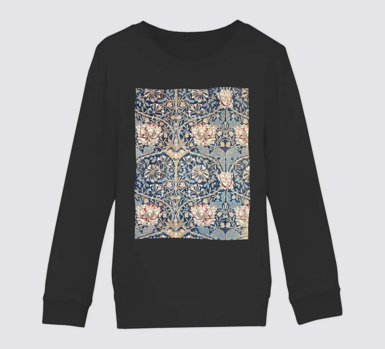 Willian Morris Honeysuckle Pattern felpa bambino da apoloprints