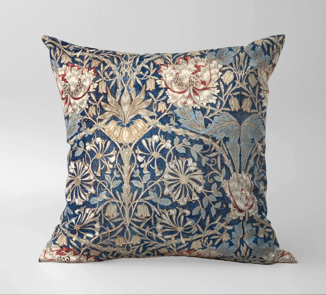 Willian Morris Honeysuckle Pattern cuscino da apoloprints