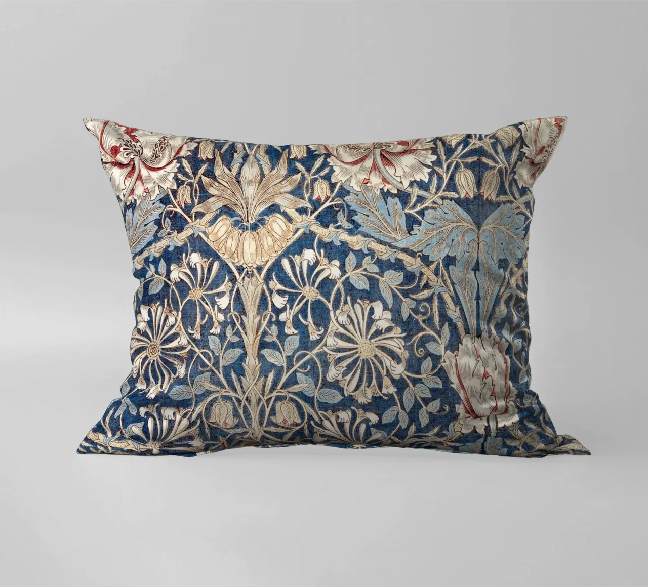Willian Morris Honeysuckle Pattern cuscino da apoloprints