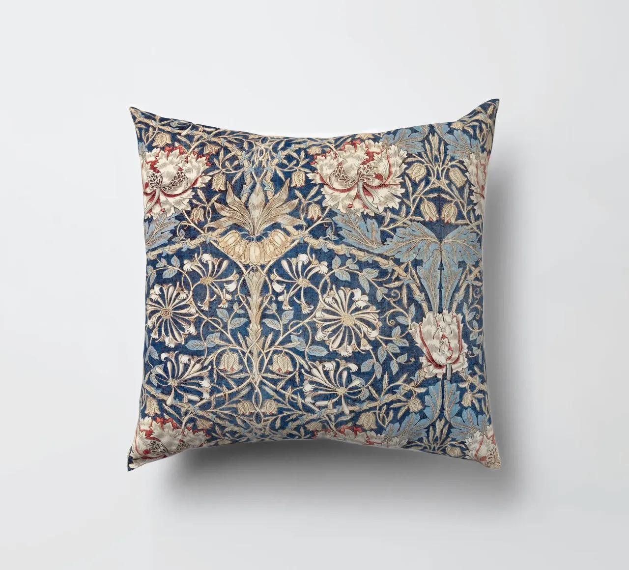 Willian Morris Honeysuckle Pattern cuscino da apoloprints