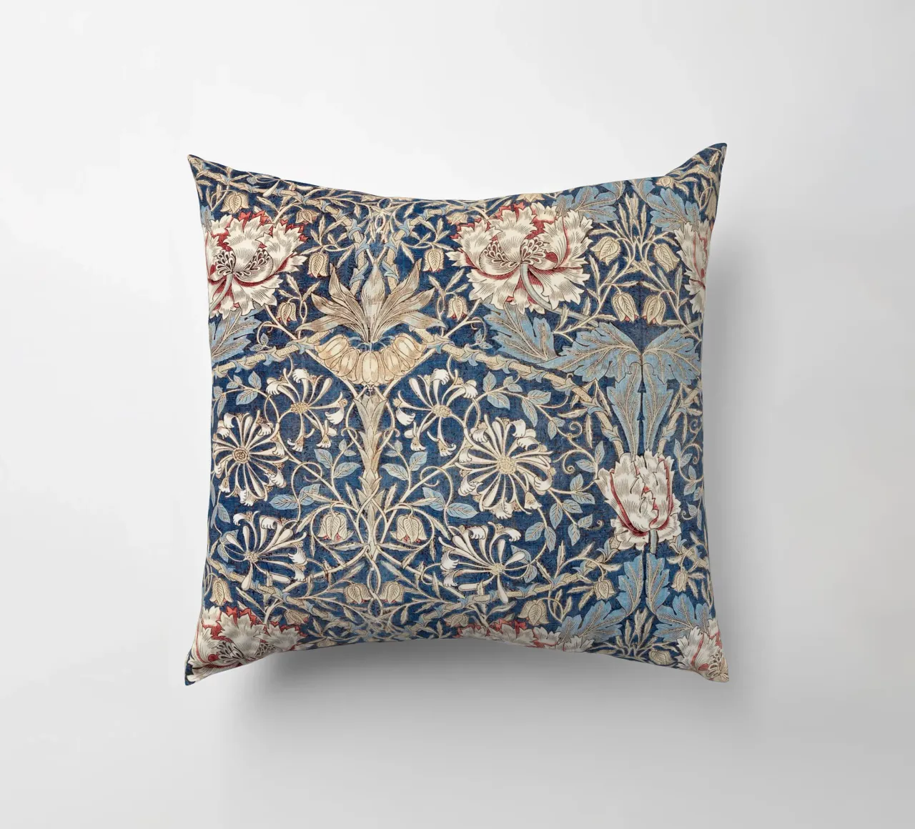 Willian Morris Honeysuckle Pattern cuscino da apoloprints