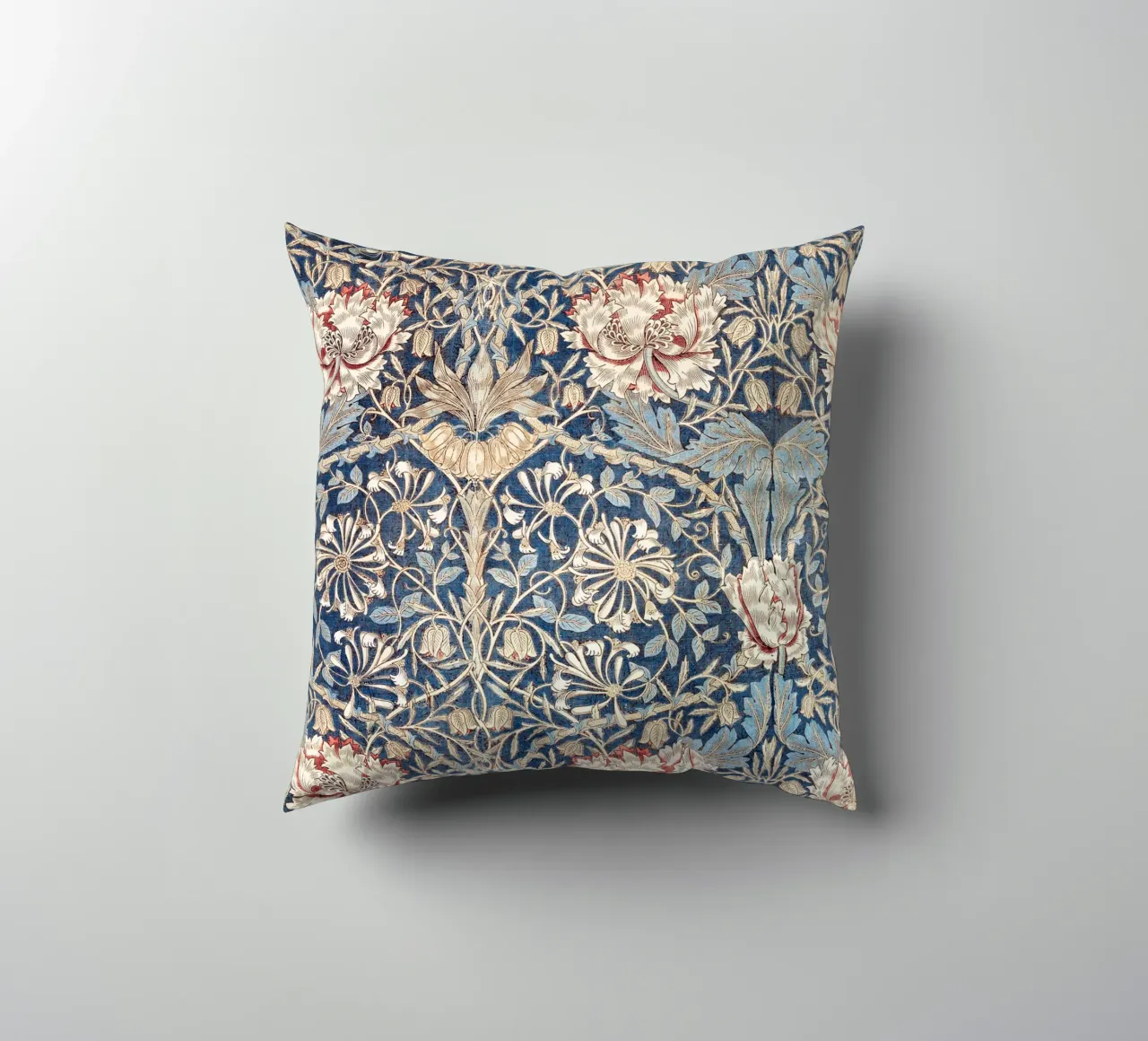 Willian Morris Honeysuckle Pattern cuscino da apoloprints