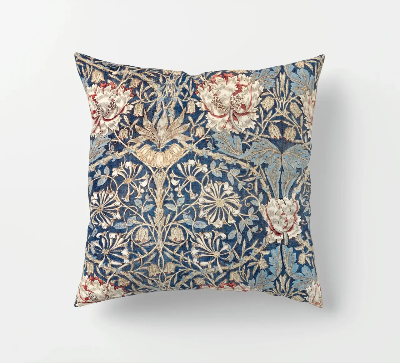Willian Morris Honeysuckle Pattern cuscino da apoloprints