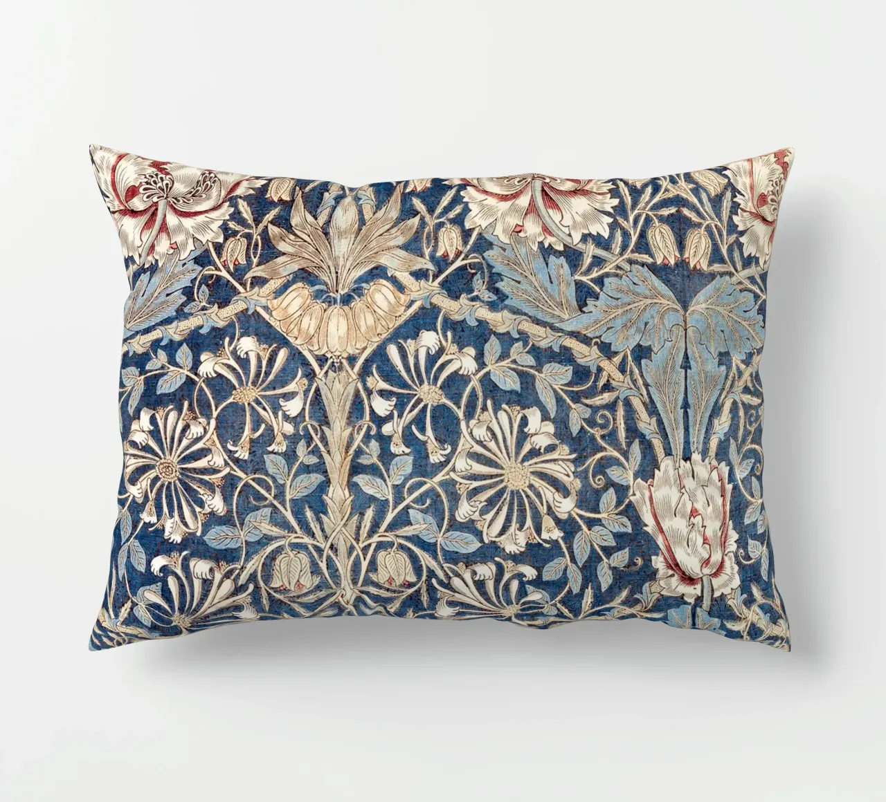 Willian Morris Honeysuckle Pattern cuscino da apoloprints